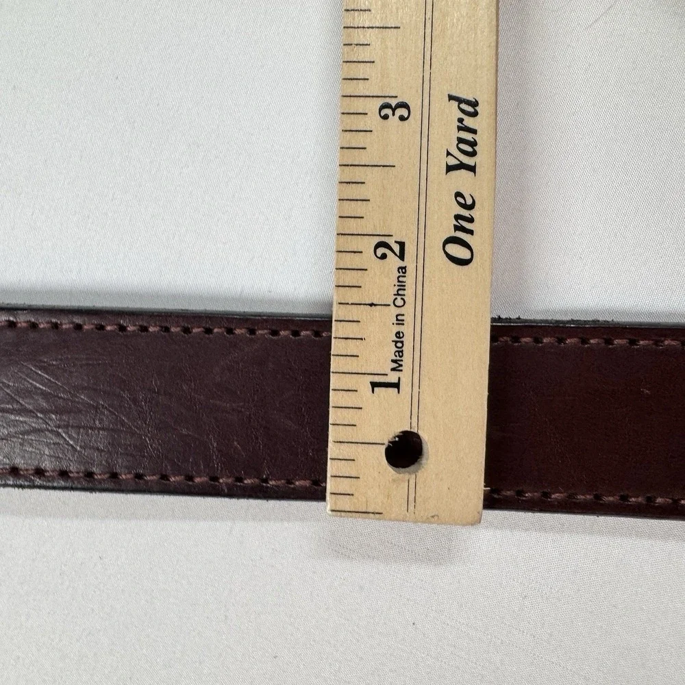 Daltech Force Thick Brown Full Grain Leather Gun Belt Sz 48 Handcrafted 46-52